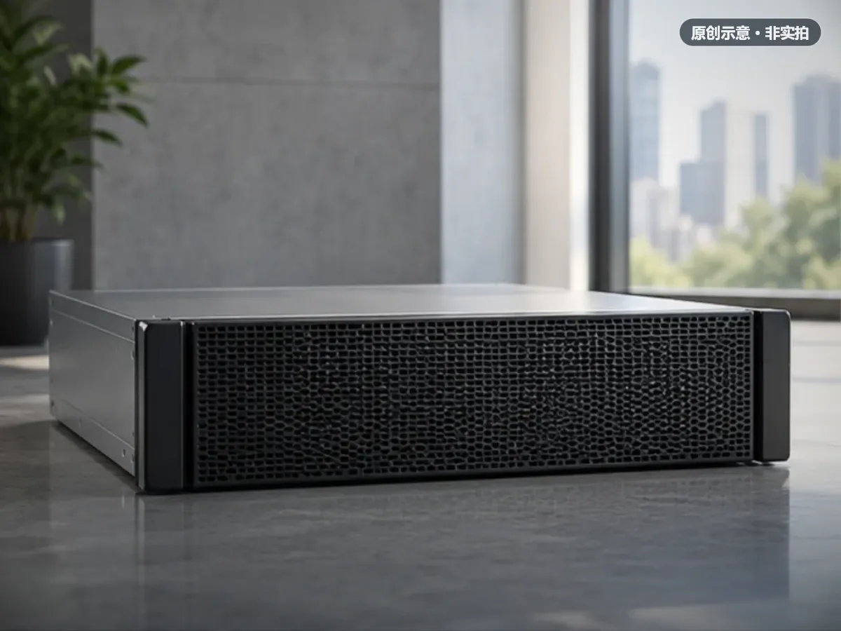 Dell PowerStore 500T 产品页：企业存储外观概念原创示意，非该型号实拍